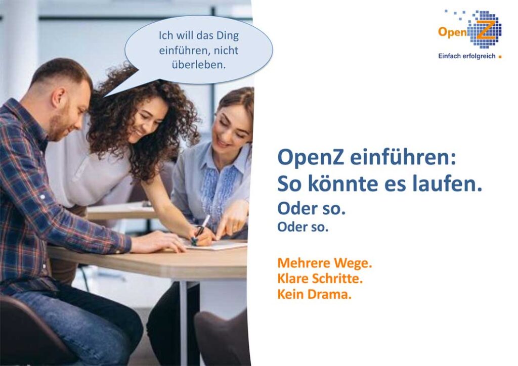 OpenZ ERP Einführungswege